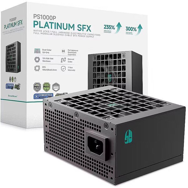 DEEPCOOL GamerStorm PS1000P 1000W -virtal&auml;hde, 80 Plus Platinum