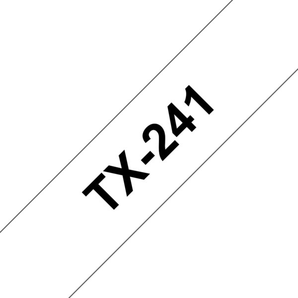 Brother TX tape 18mmx15m black/white