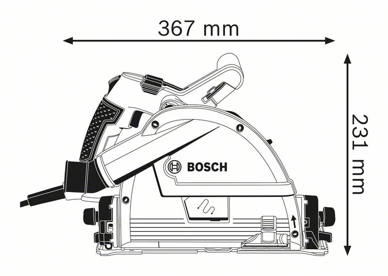 Bosch Circular Saw  GKT 55 GCE blue