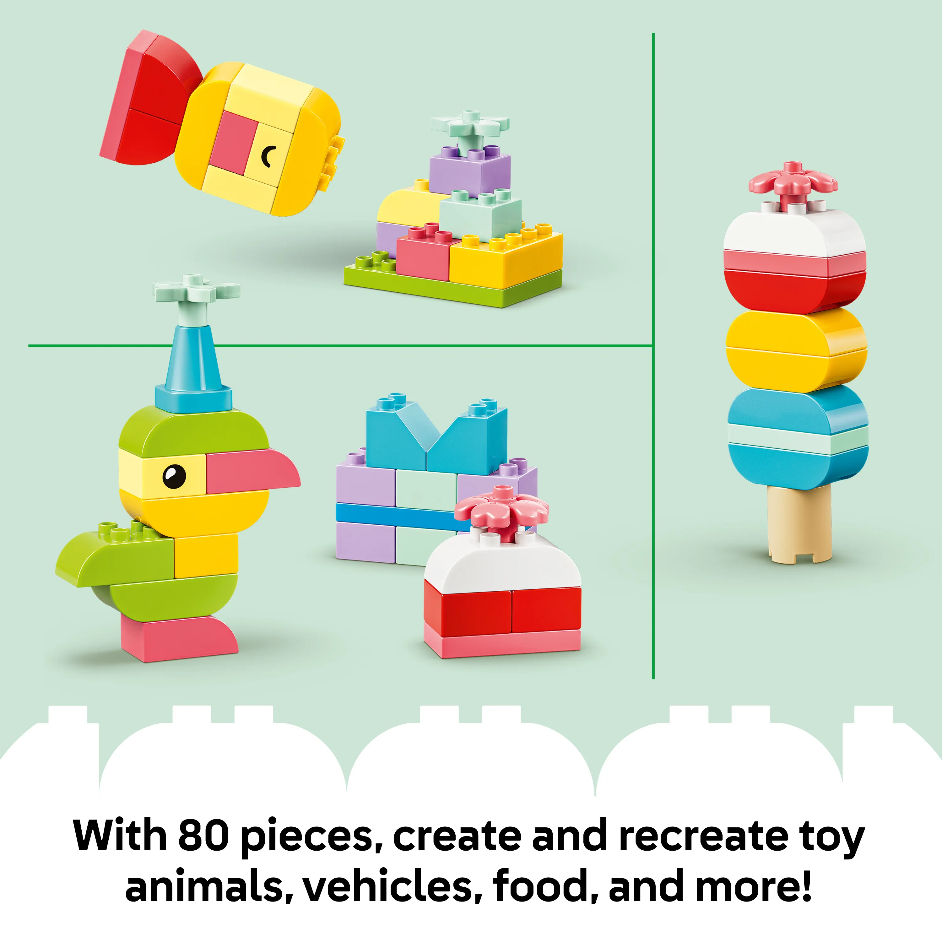 LEGO DUPLO Classic F&auml;rgglad kreativ l&aring;da 10479