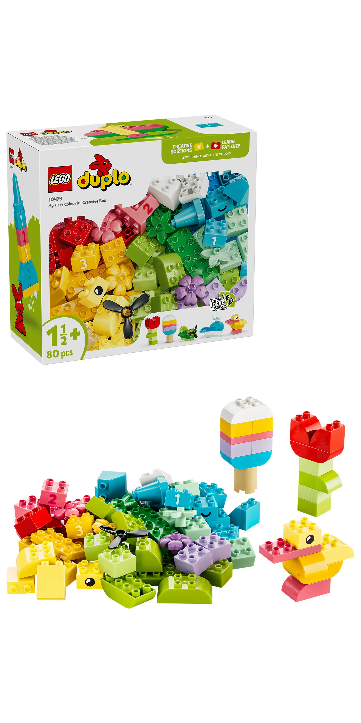 LEGO DUPLO Classic F&auml;rgglad kreativ l&aring;da 10479
