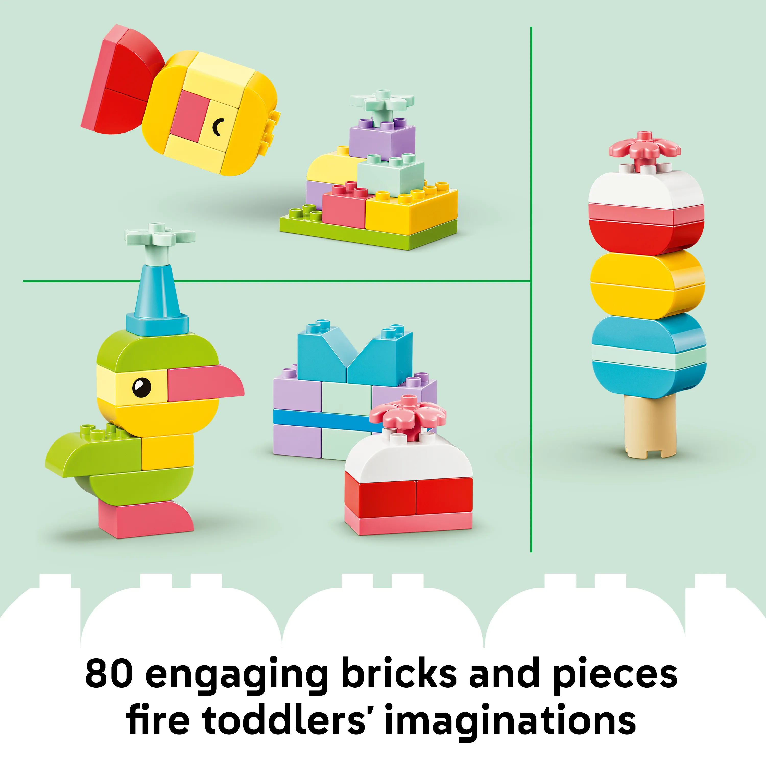 LEGO DUPLO Classic F&auml;rgglad kreativ l&aring;da 10479