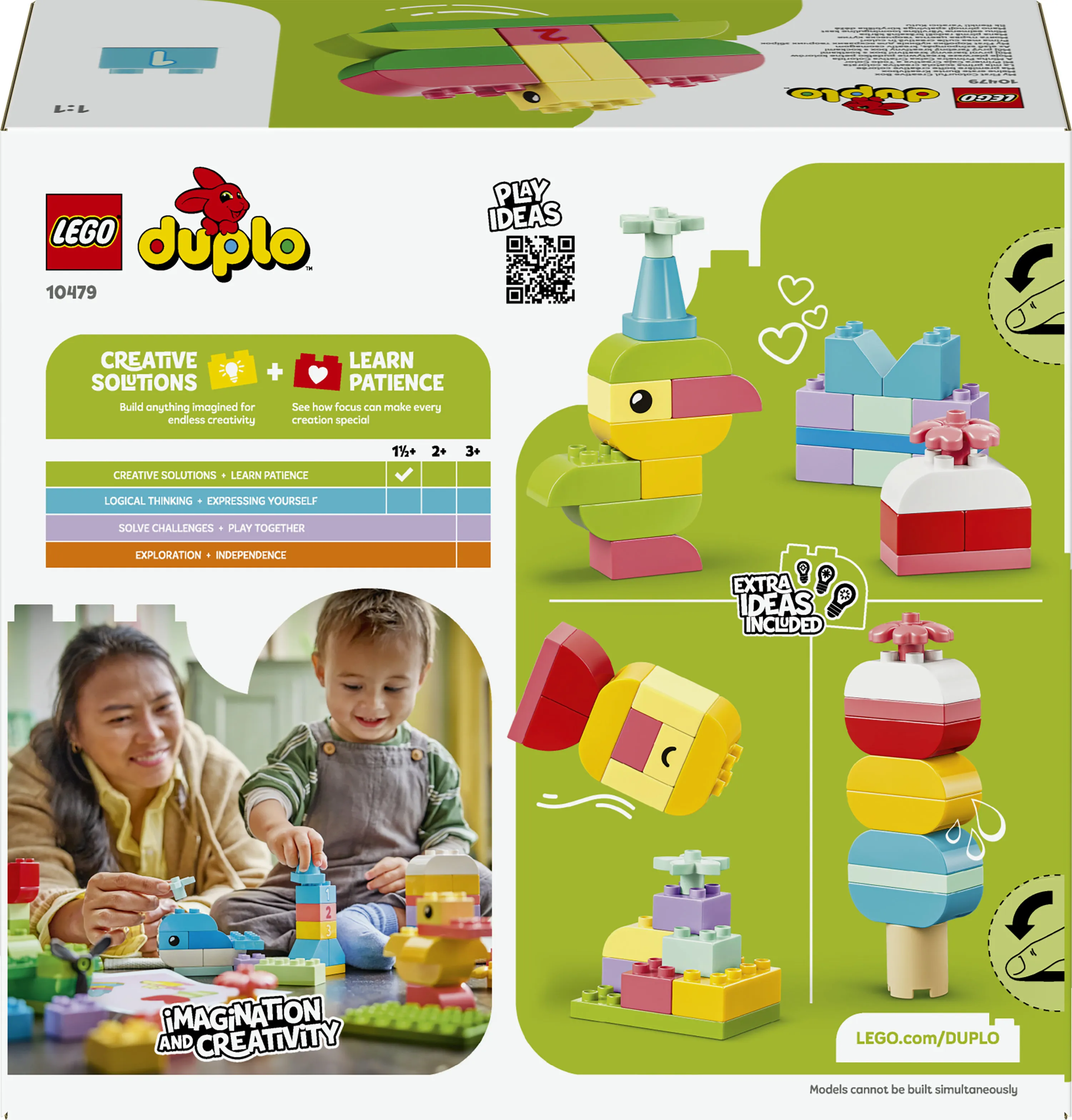 LEGO DUPLO Classic F&auml;rgglad kreativ l&aring;da 10479