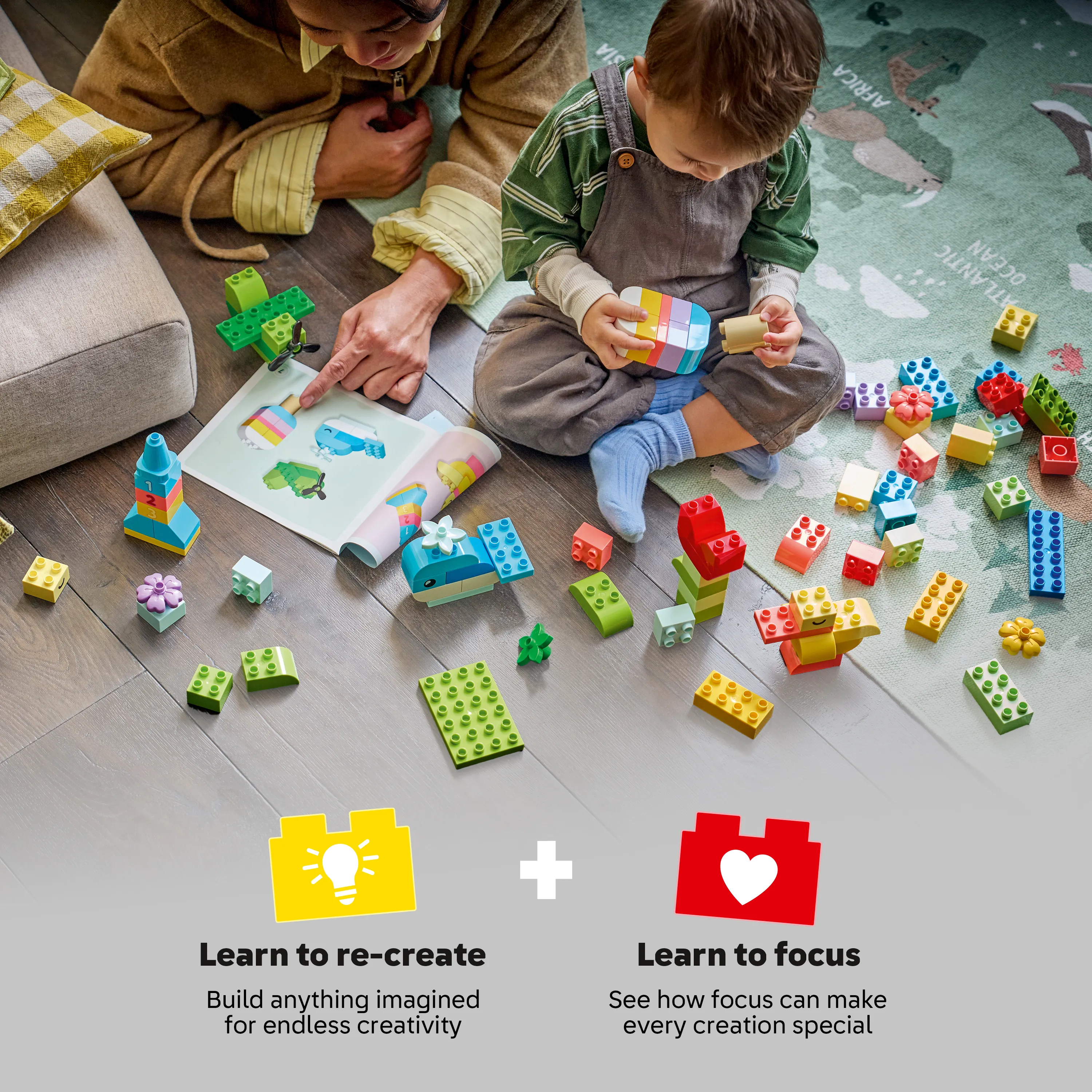LEGO DUPLO Classic F&auml;rgglad kreativ l&aring;da 10479