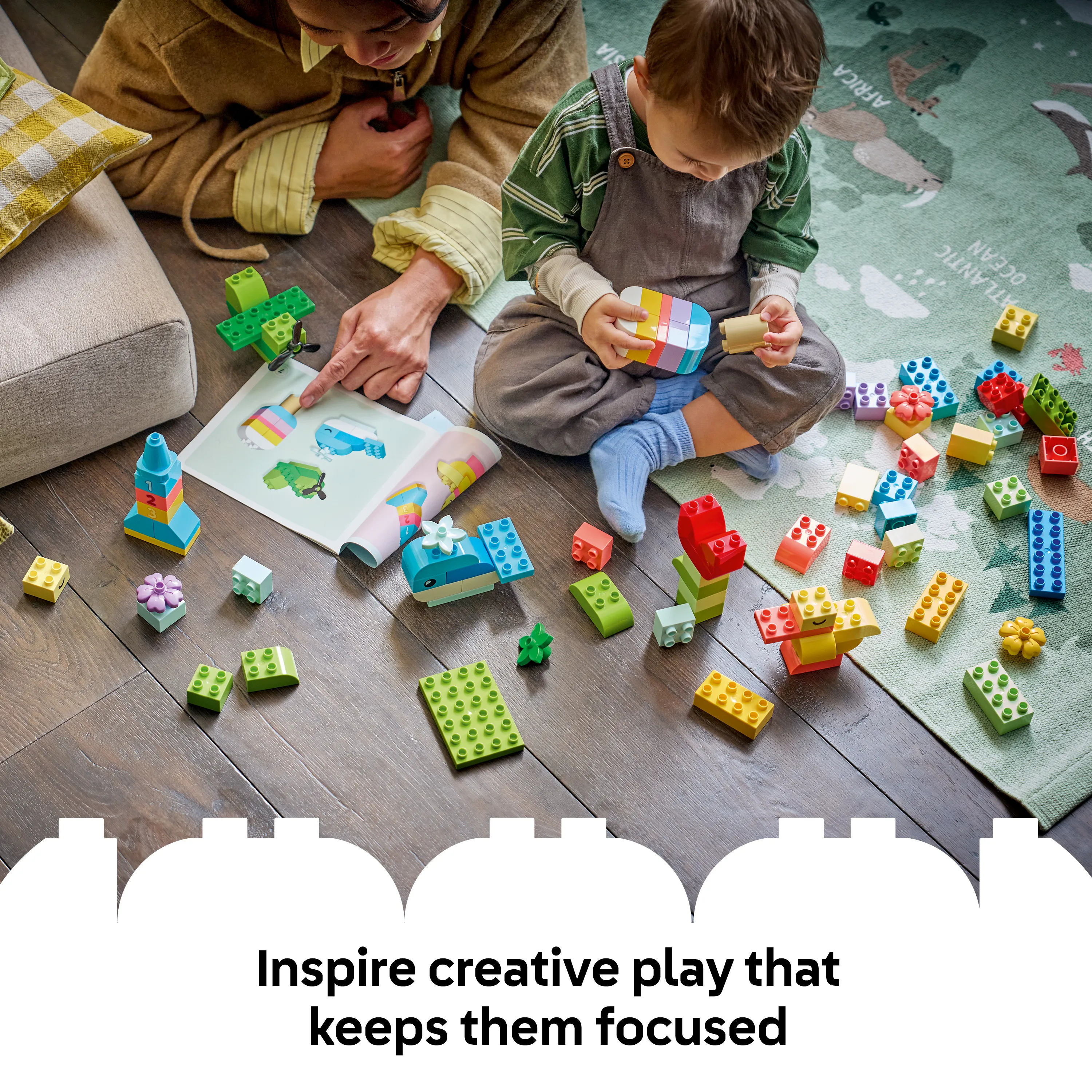 LEGO DUPLO Classic F&auml;rgglad kreativ l&aring;da 10479