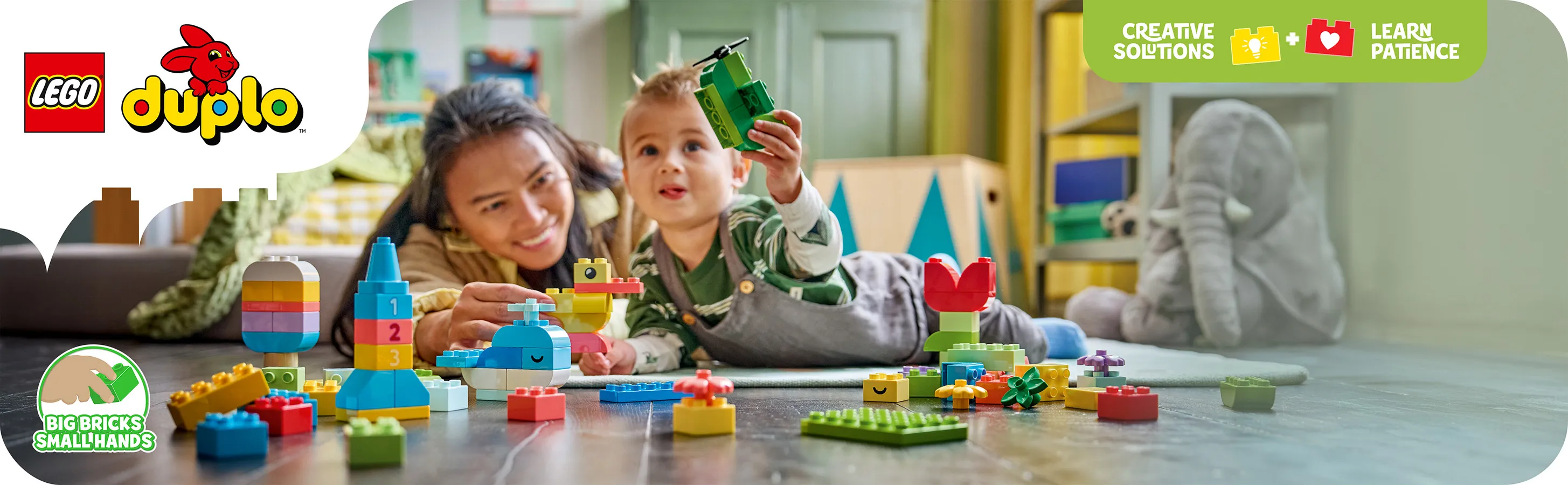 LEGO DUPLO Classic F&auml;rgglad kreativ l&aring;da 10479