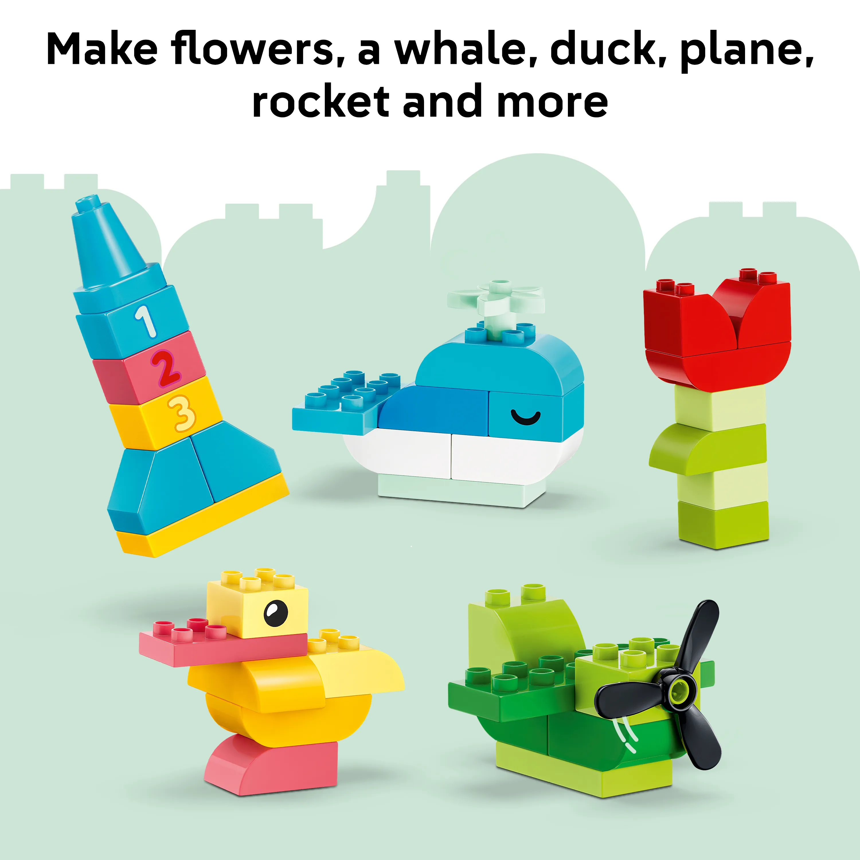 LEGO DUPLO Classic F&auml;rgglad kreativ l&aring;da 10479