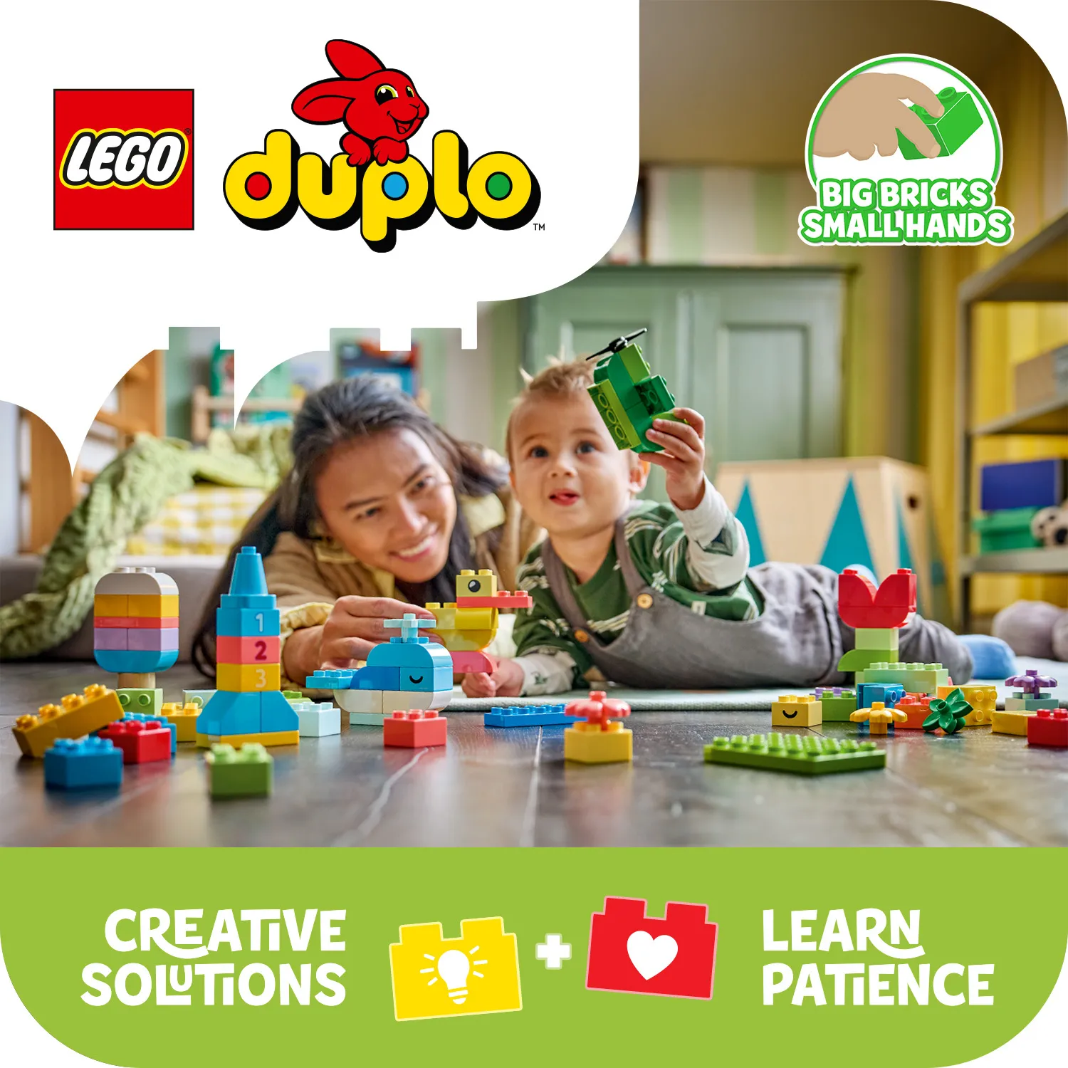 LEGO DUPLO Classic F&auml;rgglad kreativ l&aring;da 10479