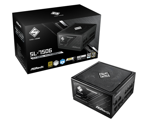 ASRock Steel Legend 750W - power supply, 80 Plus Gold