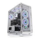 Thermaltake Core P6 Tempered Glass Snow Mid Tower - miditornikotelo, ikkunalla, Valkoinen