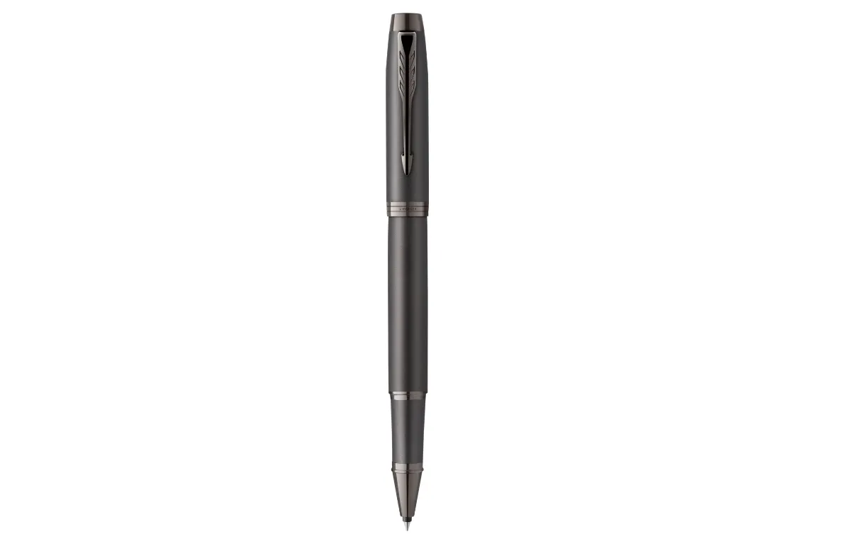 Parker IM Monochrome Titanium Rollerball F Black ink