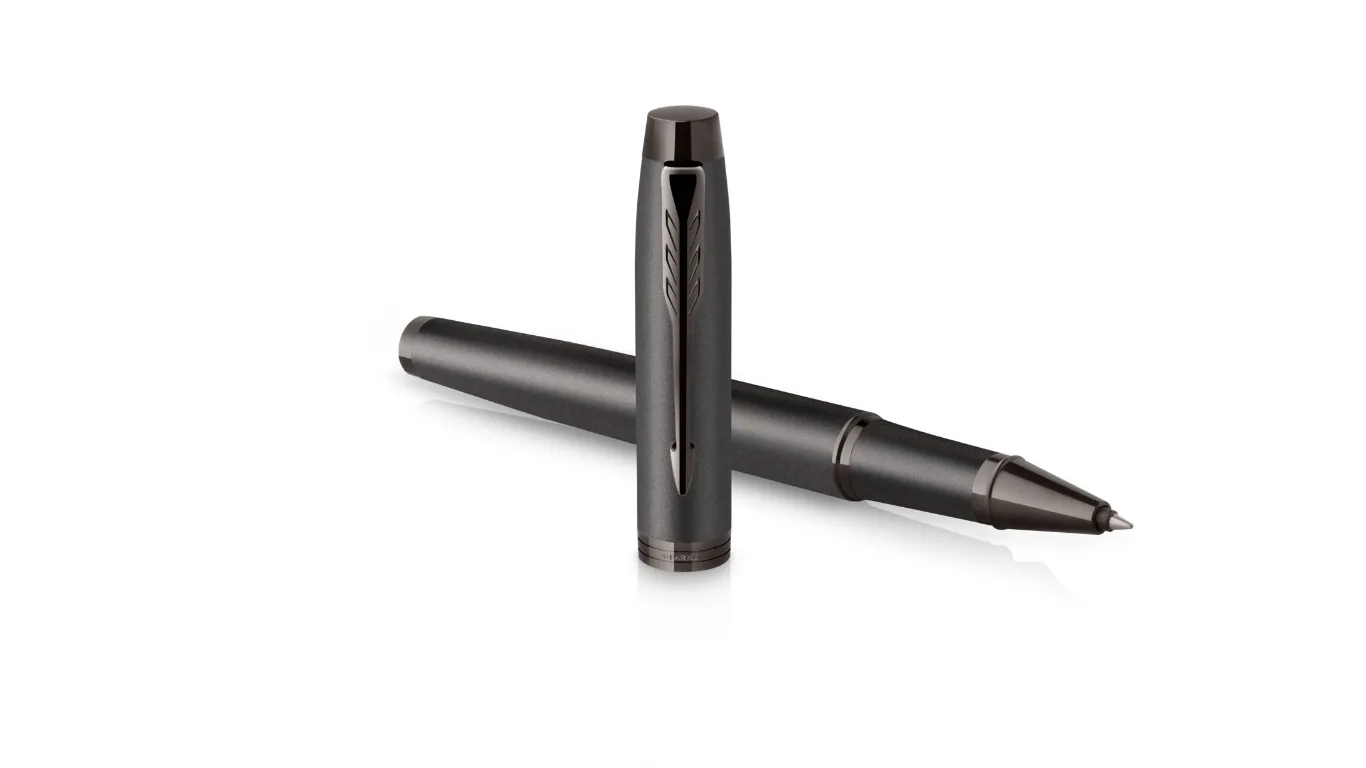Parker IM Monochrome Titanium Rollerball F Black ink