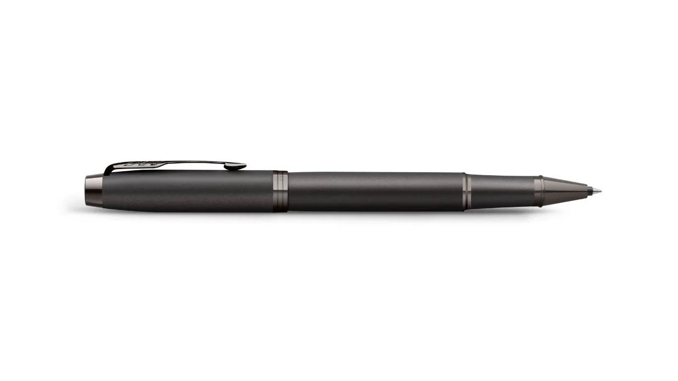 Parker IM Monochrome Titanium Rollerball F Black ink