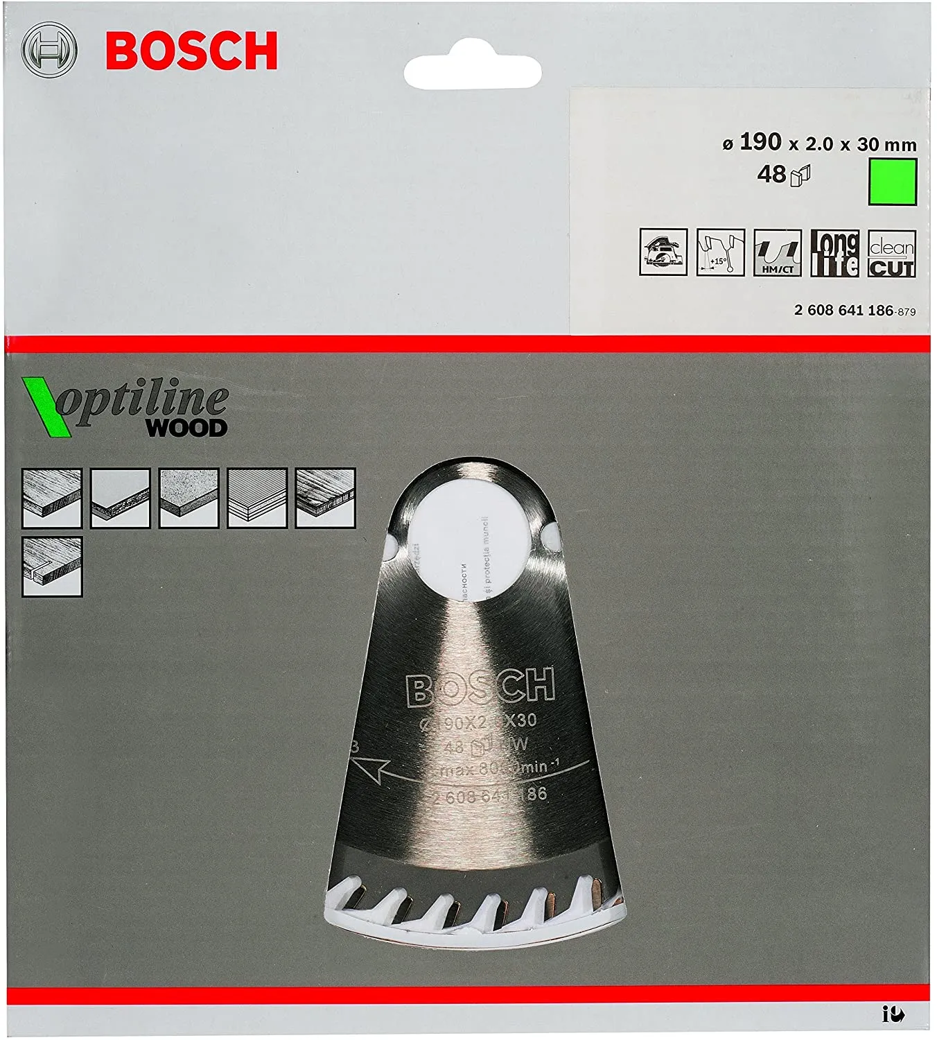 Bosch Optiline Wood  circular saw blade - f