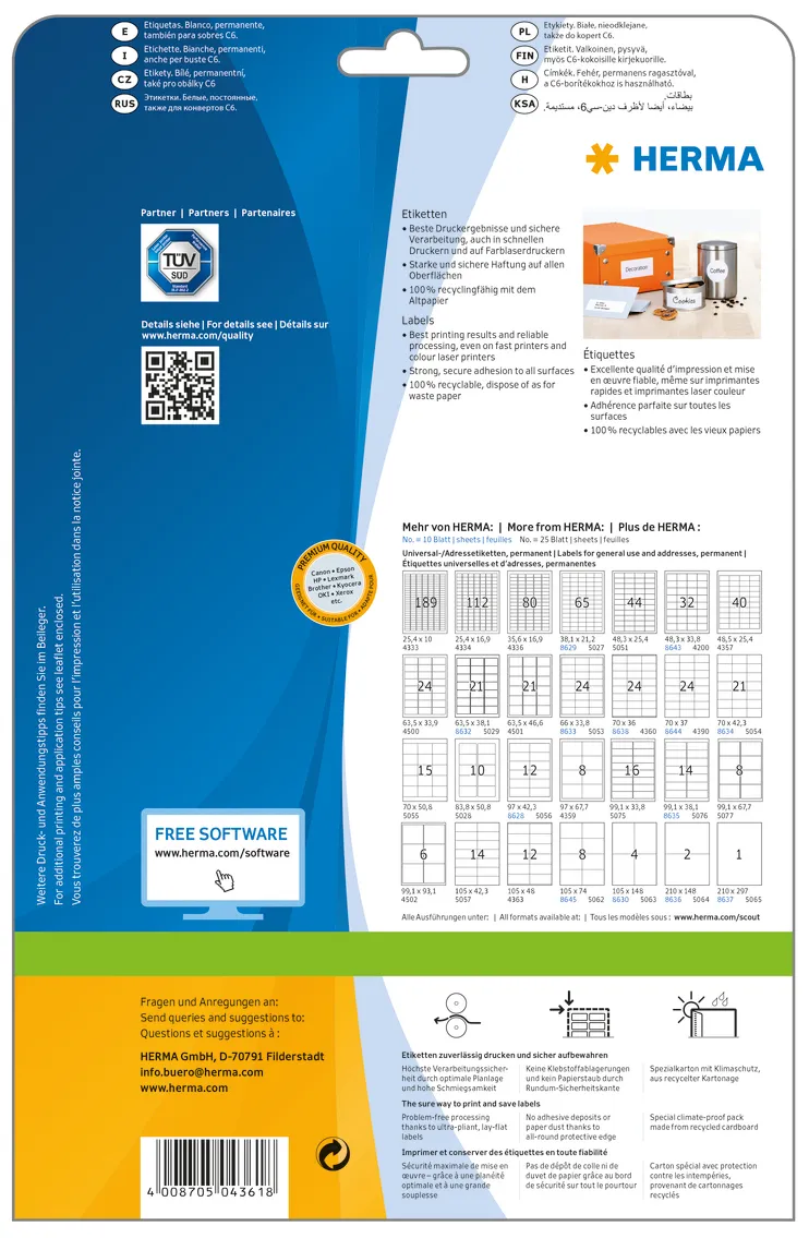 Herma label Premium 70x42 (525)