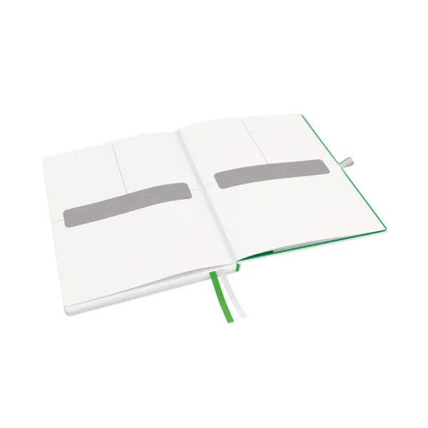Leitz Complete - Vihko - 80 arkkia - norsunluunvärinen paperi - neliömäinen - musta kansi
