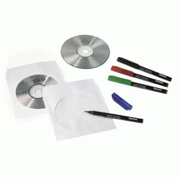 HAMA CD-tasku paperia valk. 100kpl