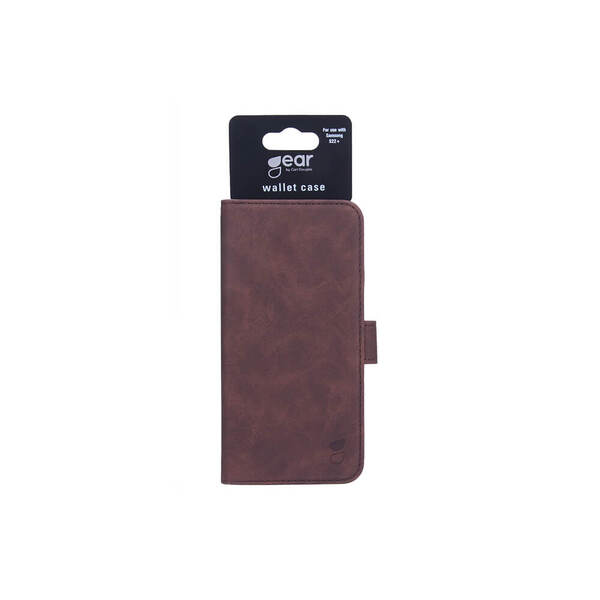 GEAR Wallet, Galaxy S22 Plus - Wallet Case, Brown
