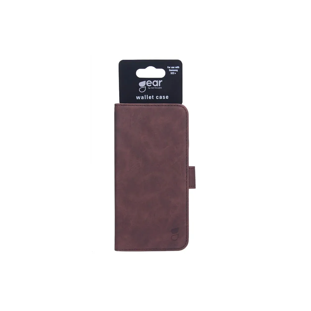 GEAR Wallet, Galaxy S22 Plus -lompakkokotelo, Ruskea