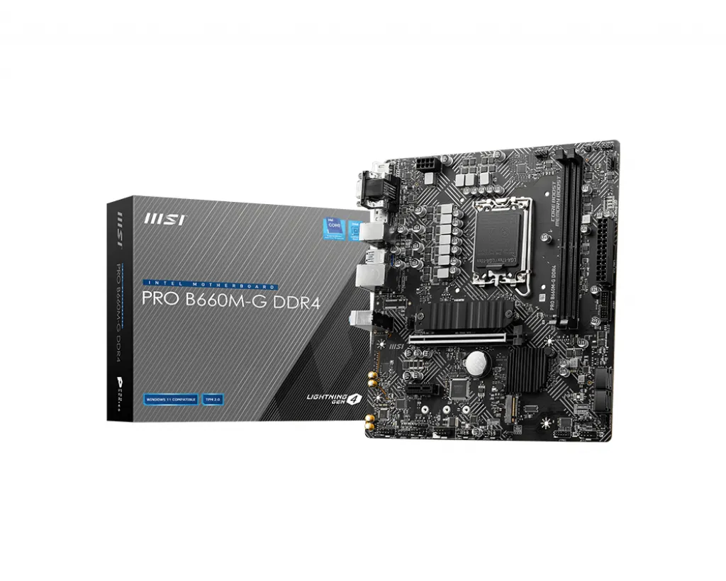 MSI PRO B660M-G DDR4 B660 - Socket 1700