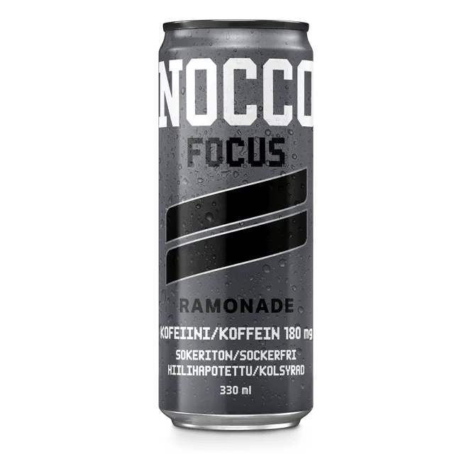 NOCCO Focus Ramonade -energiajuoma 330ml, 24-pack