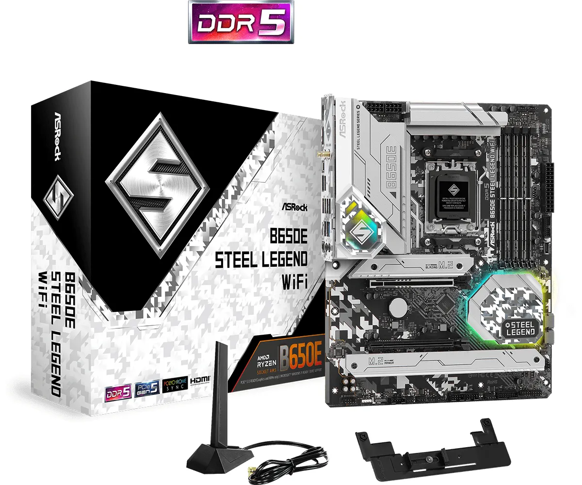 ASRock B650E Steel Legend Wi-Fi ATX-emolevy