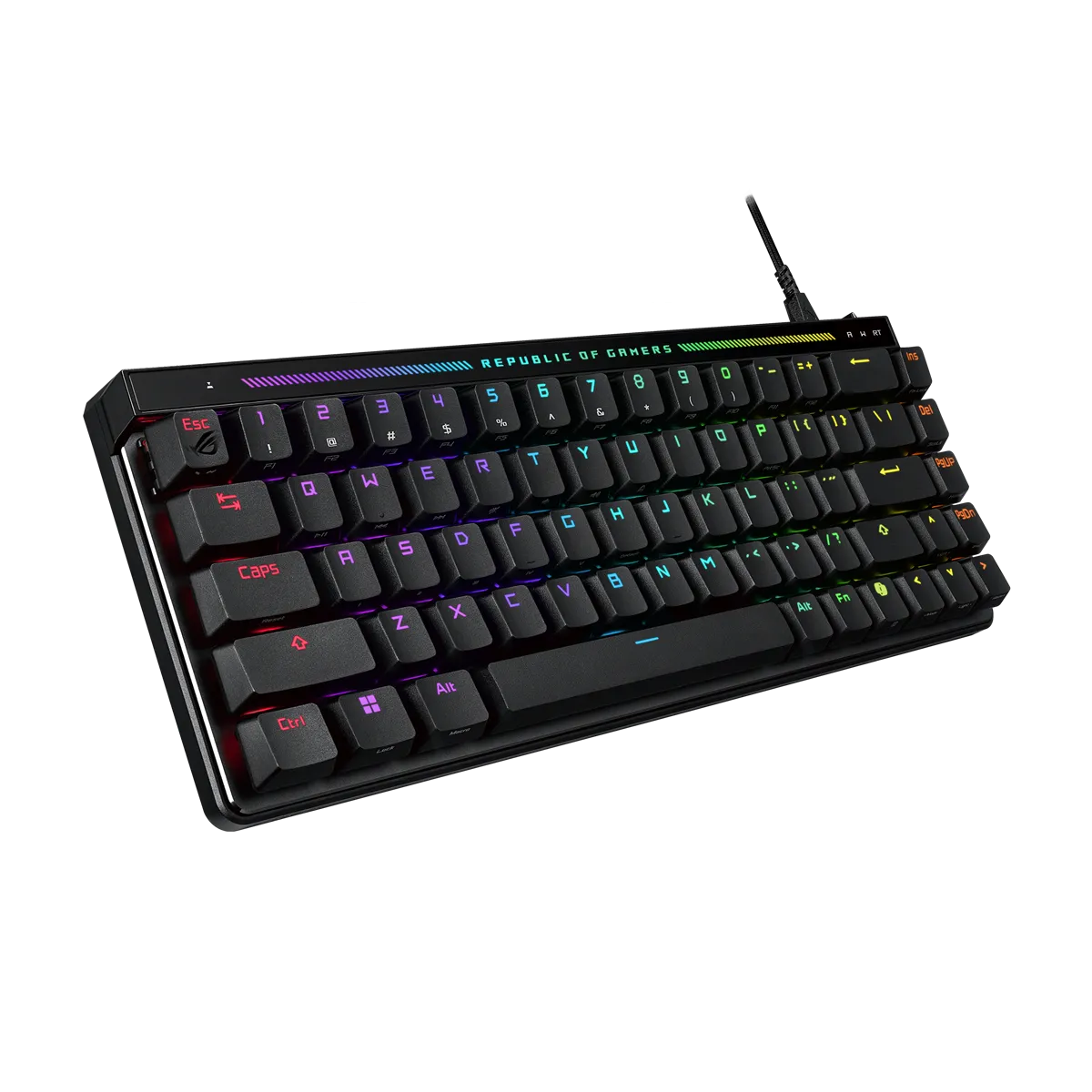 Asus ROG Falchion Ace (M605) 65% -analoginen pelin&auml;pp&auml;imist&ouml;, ROG HFX magneettikytkimet