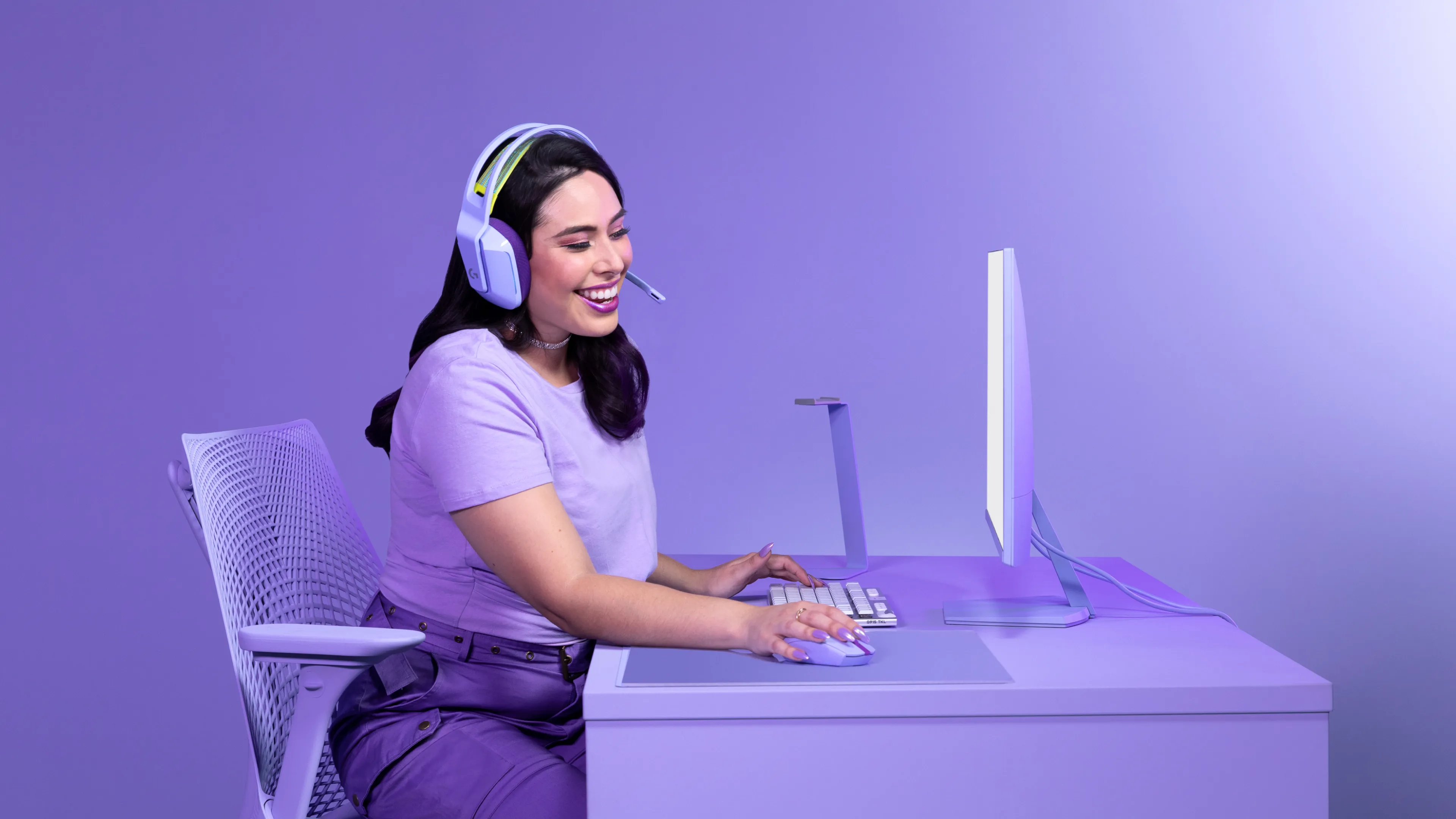 Logitech G305 LIGHTSPEED Wireless Gaming Mouse, Lilac