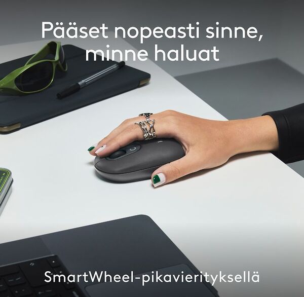 Logitech POP Icon Combo - wireless keyboard and mouse, graphite