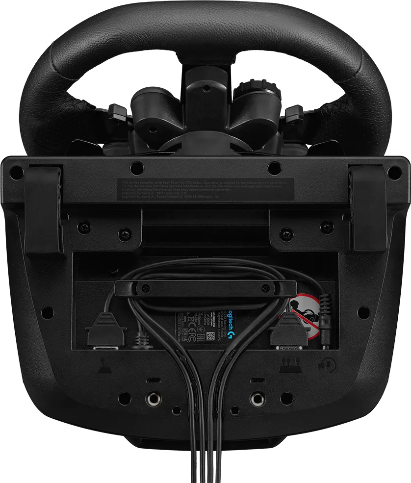 Logitech G923 Ratti- ja poljinsetti langallinen musta malleihin PC, Sony PlayStation 4