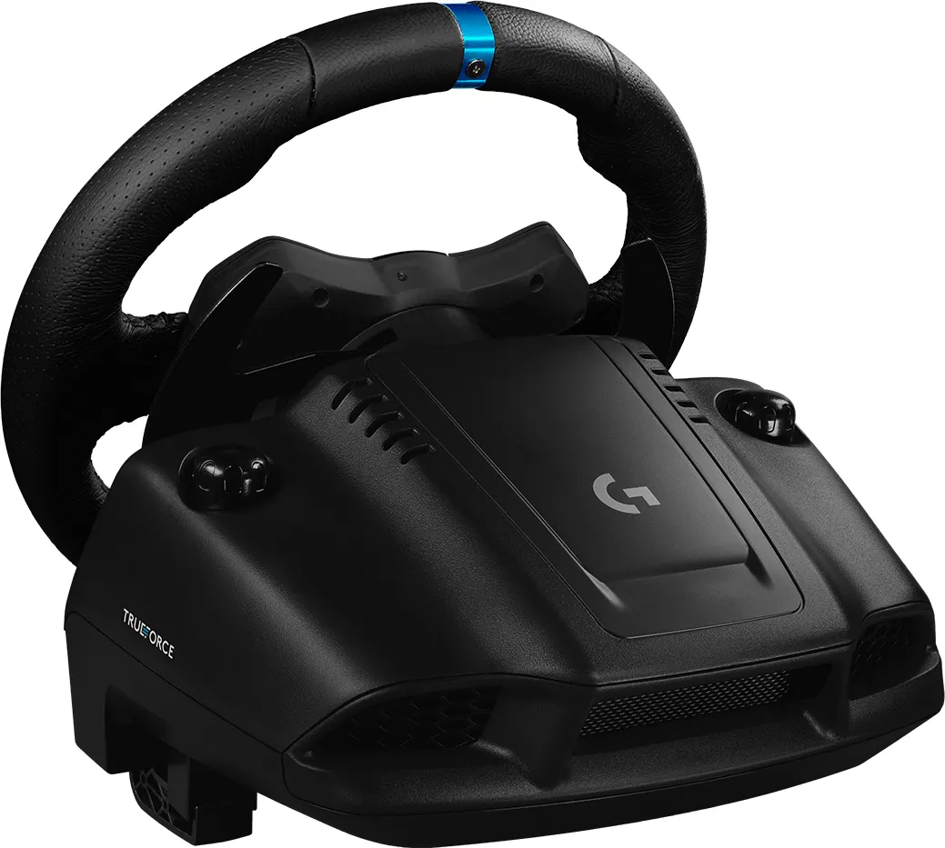 Logitech G923 Ratti- ja poljinsetti langallinen musta malleihin PC, Sony PlayStation 4
