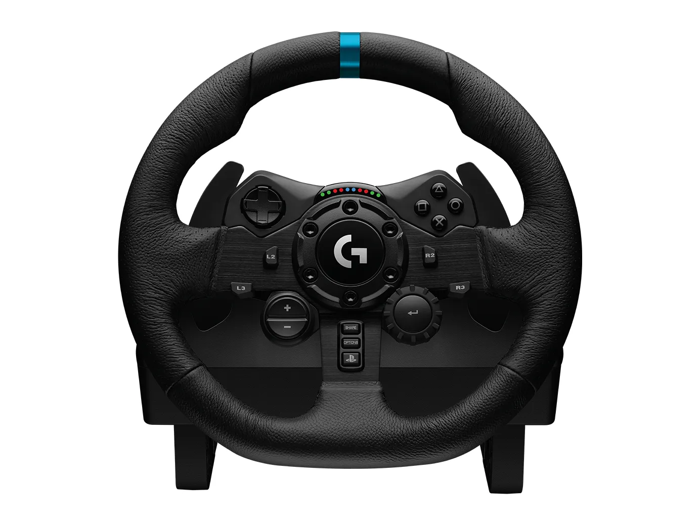 Logitech G923 Ratti- ja poljinsetti langallinen musta malleihin PC, Sony PlayStation 4