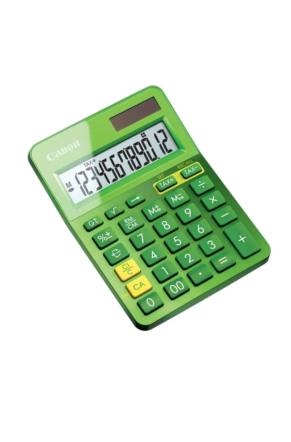 Canon LS-123K-MGR pocket calc. Green