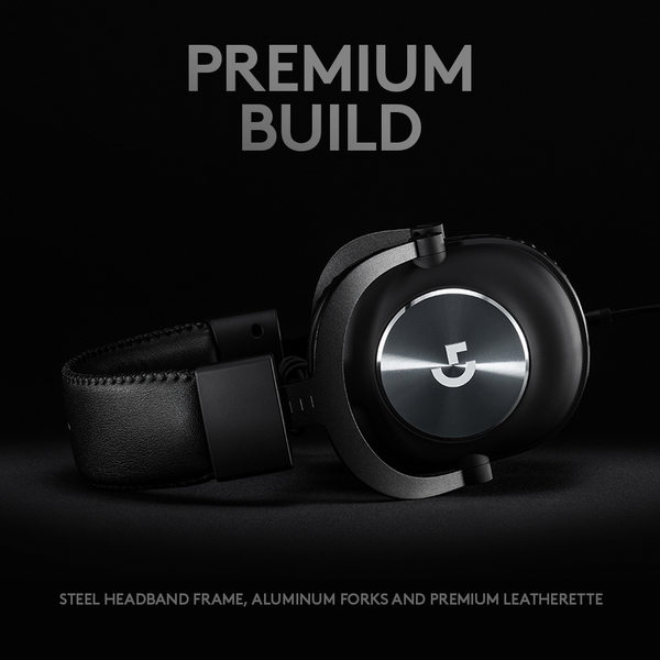 Logitech G Pro X  spelhörlurar, svart