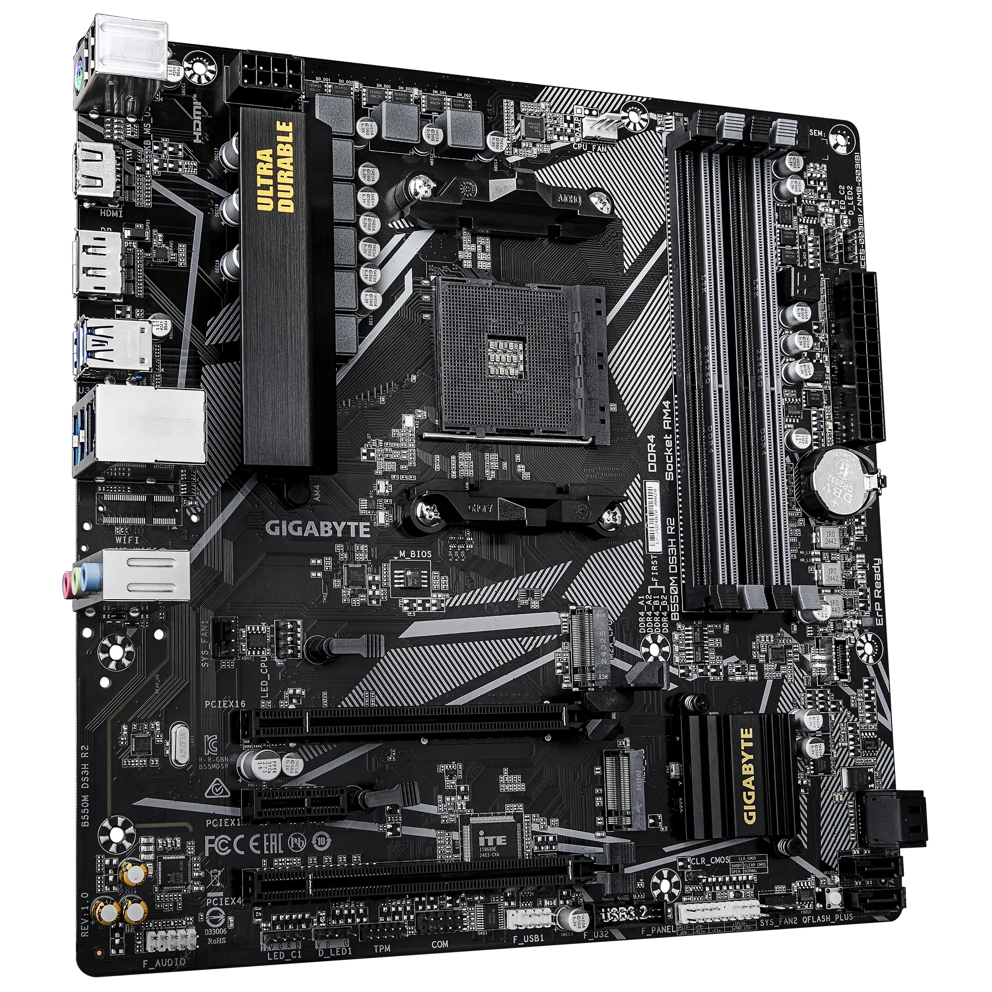 Gigabyte B550M DS3H R2 mATX - motherboard