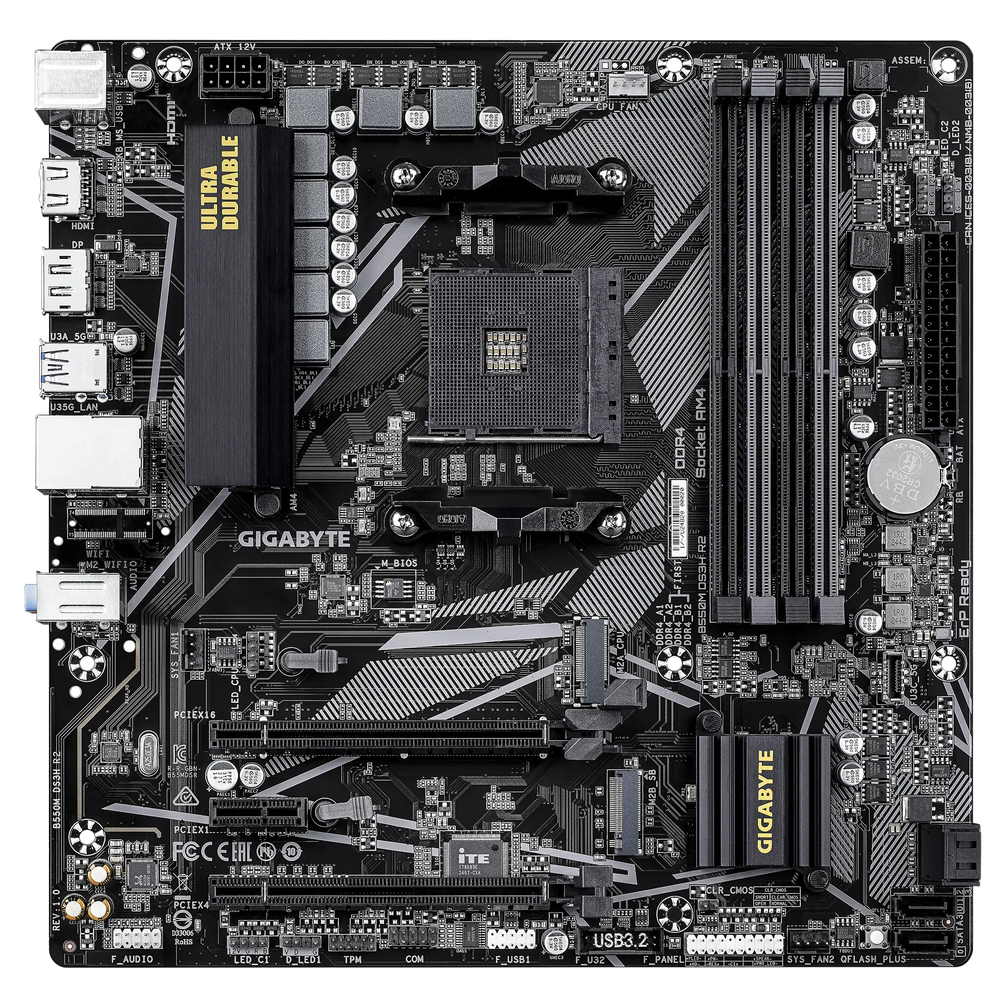 Gigabyte B550M DS3H R2 mATX - motherboard