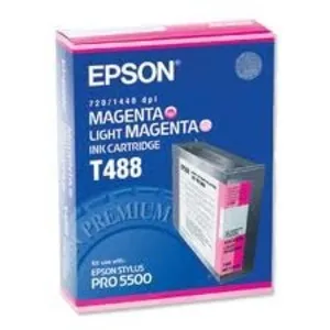 Epson T488011 -mustekasetti, 125 ml, magenta