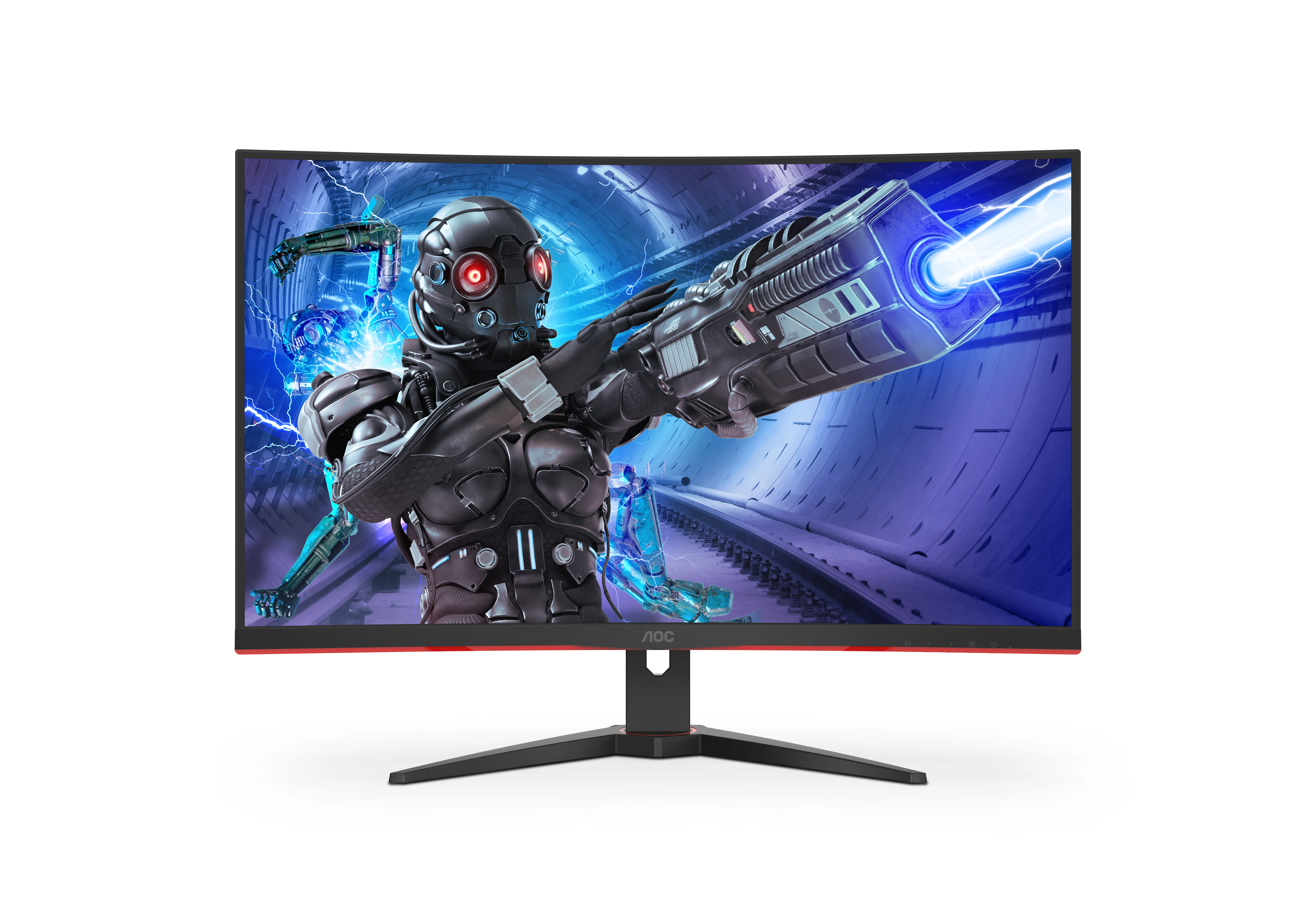AOC 31.5&quot; C32G2ZE/BK, Full HD, VA -kaareva pelin&auml;ytt&ouml;