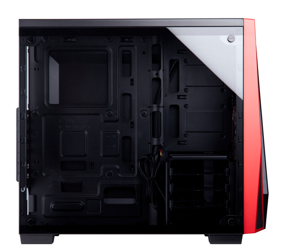 Corsair Cabride SPEC-04 Mid Tower Case Tempered Glass Gaming Case Black and Red