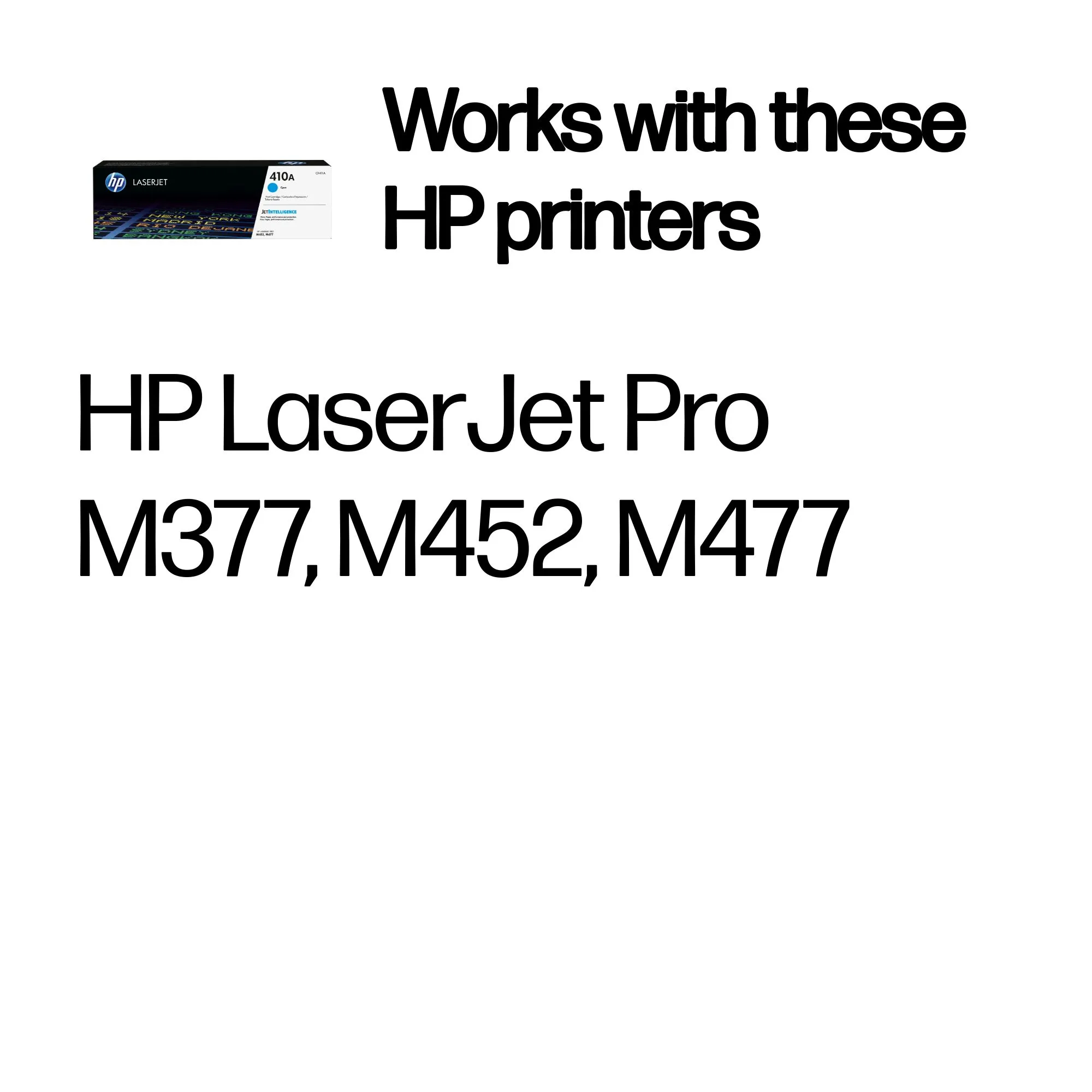 HP 410A toner cartridge, Cyan