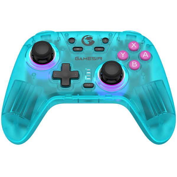 GameSir T4n Multiplatform Gamepad -langaton ohjain, Neon teal (Hall-Effect Sticks)