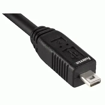 Hama USB-A – Mini-USB B8 - kabel, 1,8 m, Svart