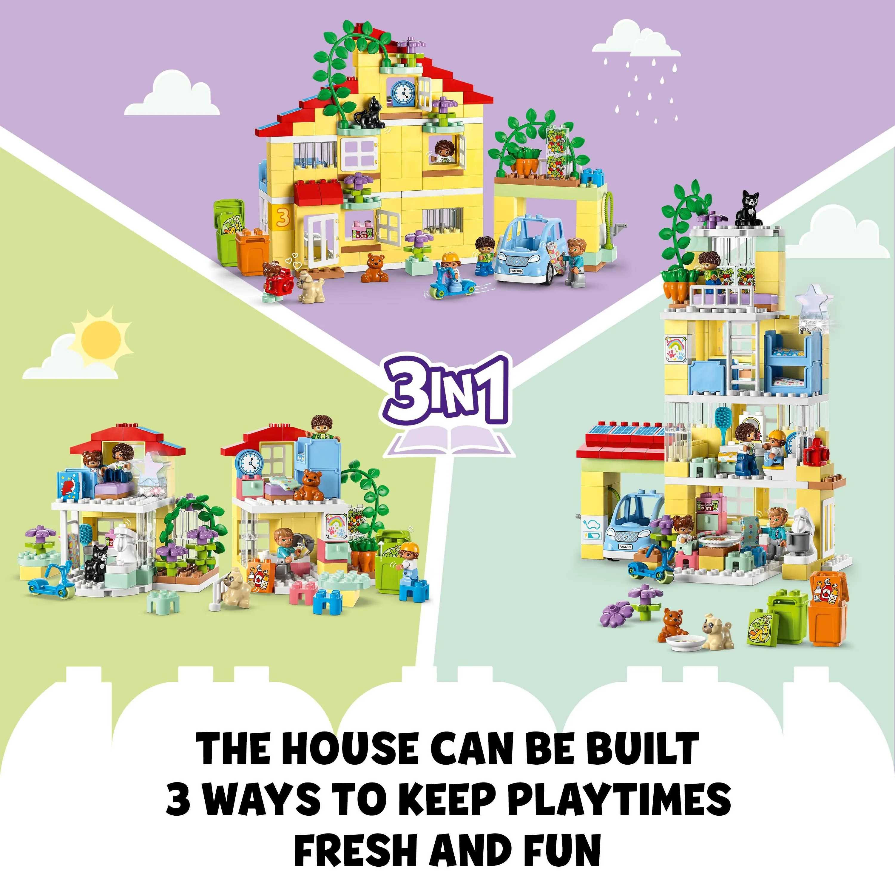 LEGO DUPLO 3-in-1 House 10994