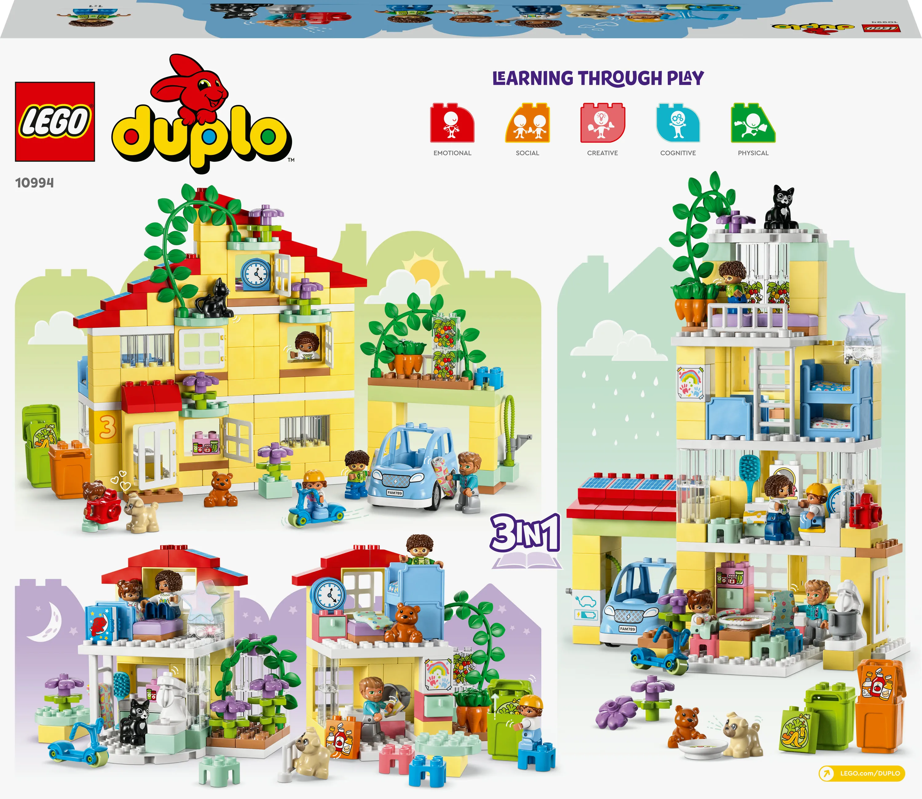 LEGO DUPLO 3-in-1 House 10994