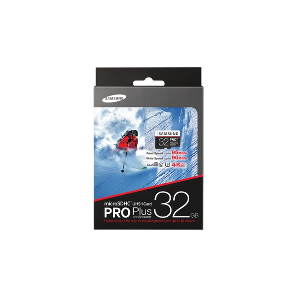 SAMSUNG 32GB MICRO SD PRO+ W ADAPT. CL10