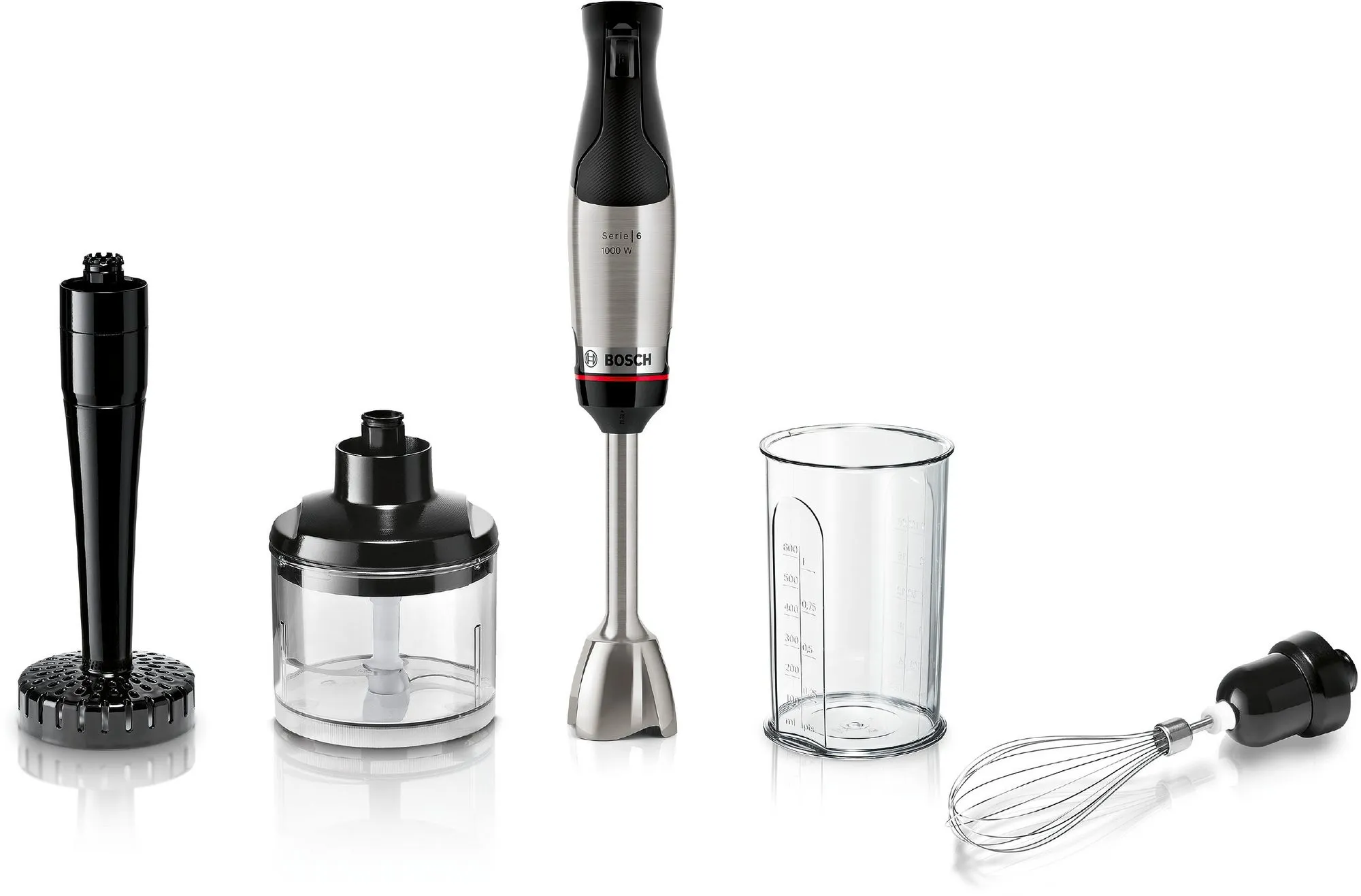 Bosch ErgoMaster MSM6M623 - stavmixer, svart/rostfritt stål