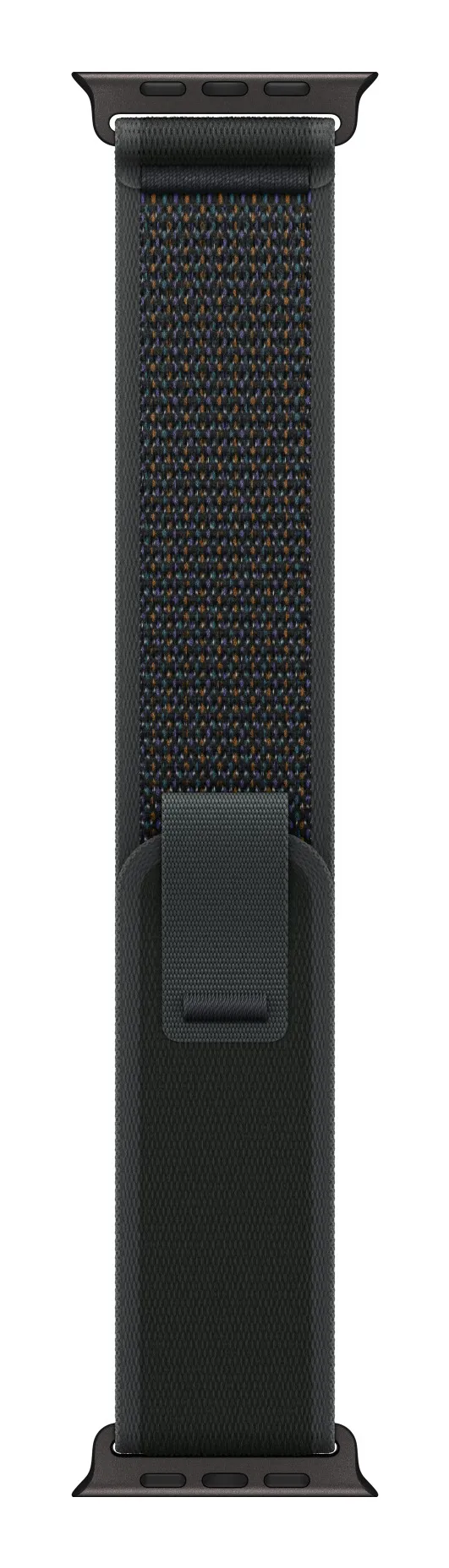 Apple Watch 49 mm -Trail-ranneke, Musta / Mustatitaani, M/L