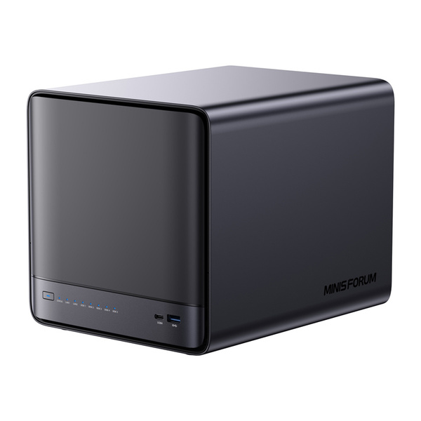 MINISFORUM NAS N5 Pro AMD Ryzen AI 9 HX PRO 370, 32 Gt, 128 Gt -minitietokone