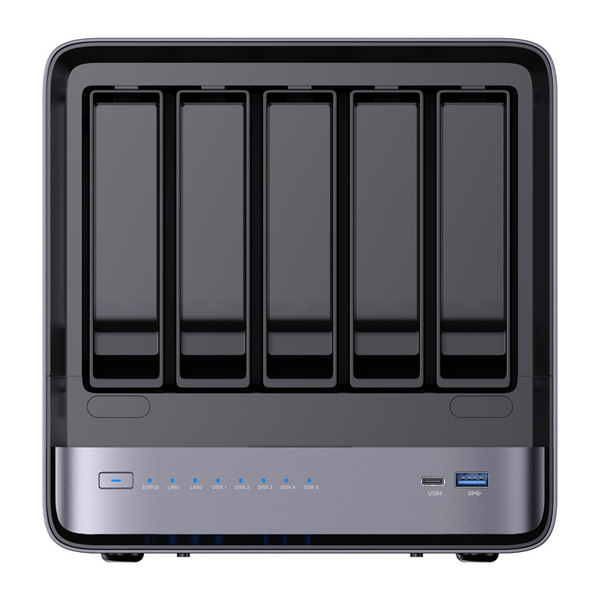 MINISFORUM NAS N5 Pro AMD Ryzen AI 9 HX PRO 370, 32 Gt, 128 Gt -minitietokone