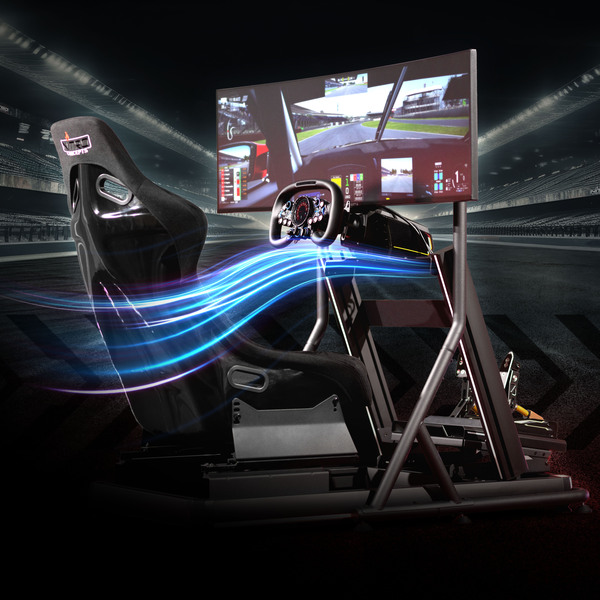 Nitro Concepts IMMERSION Wind Flow sim-racing-vindsimuleringsfl&auml;kt - Svart